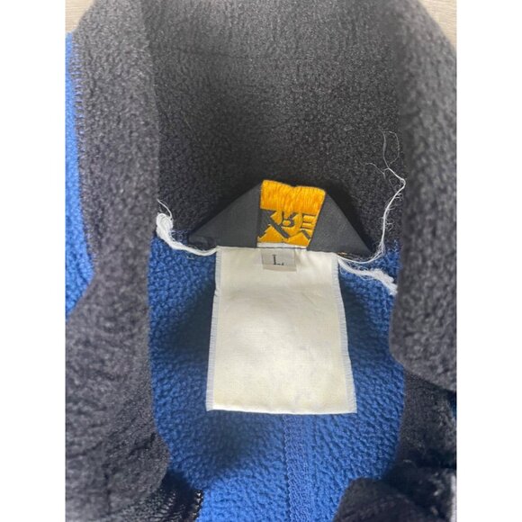 Vintage REI Men's Size Large Blue Fleece Hiking Jacket Coat Full Zip Pockets - Picture 4 of 16